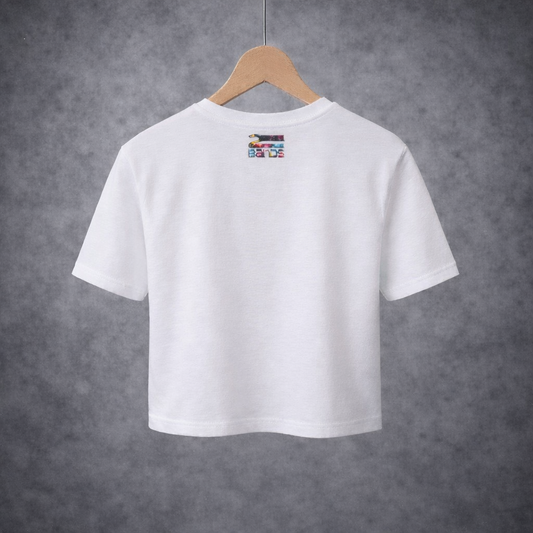 T-shirt crop qr code