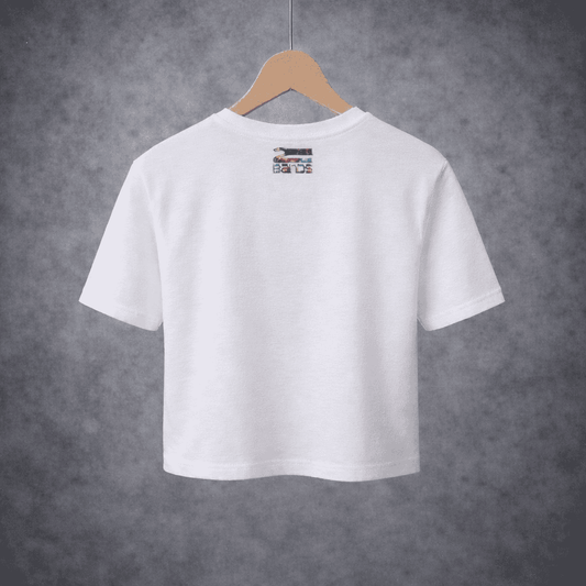 T-shirt crop qr code