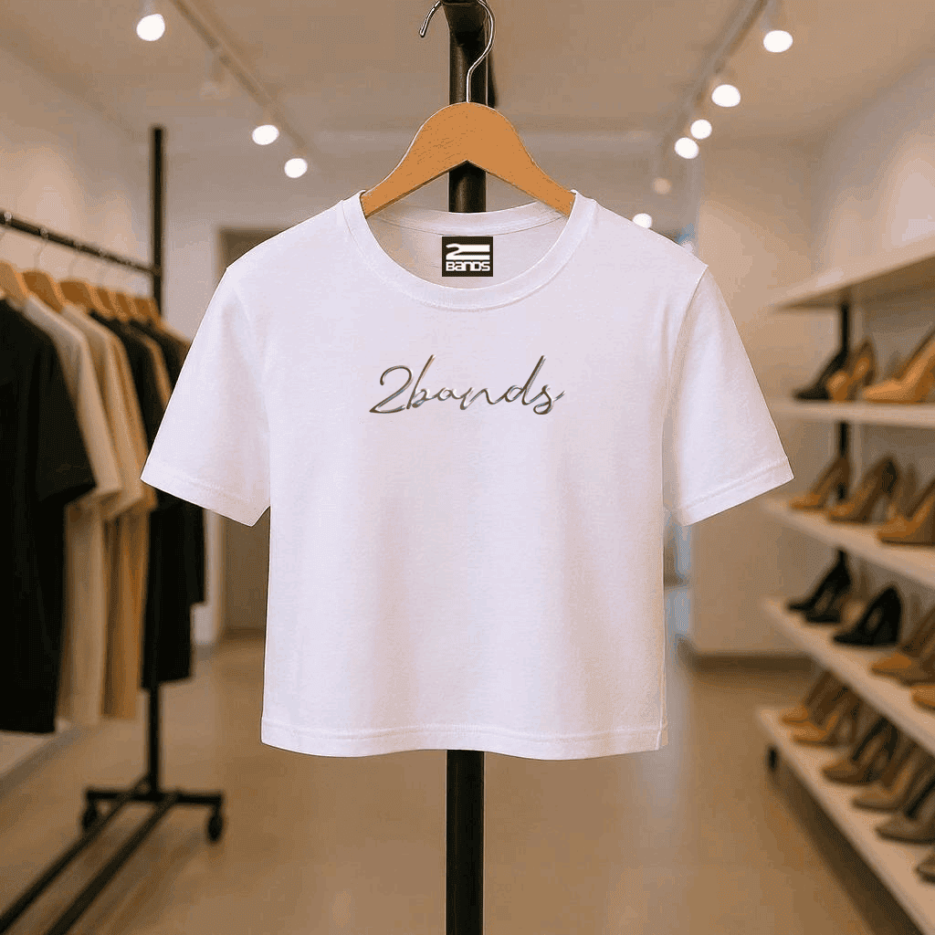 T-shirt crop firma holo