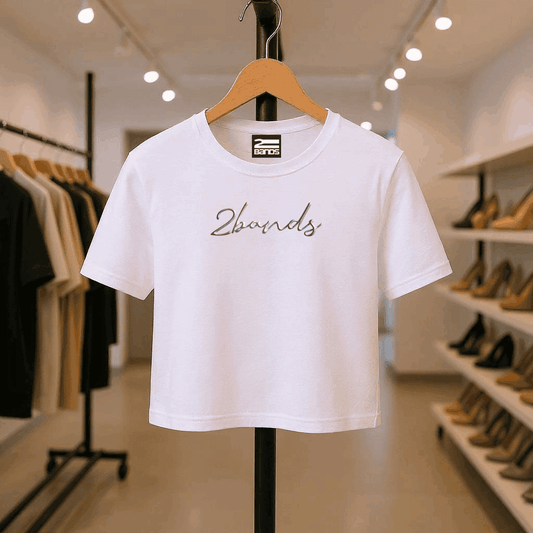 T-shirt crop firma holo