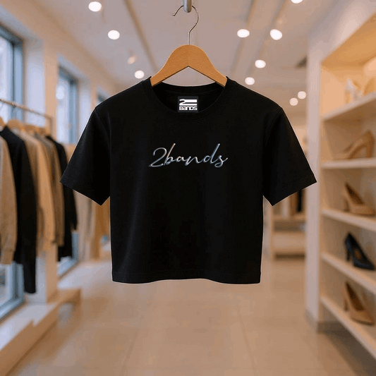 T-shirt crop firma holo