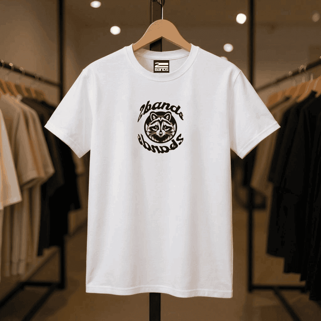 T-shirt raccon mood