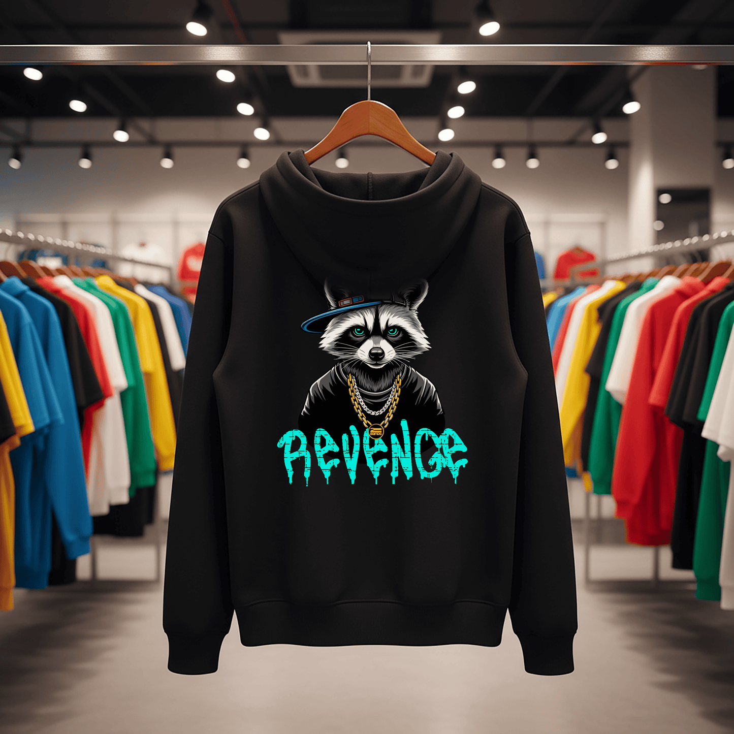 Felpa Over Plus-Revenge