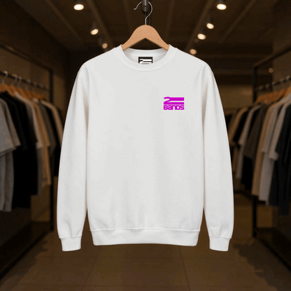 Felpa girocollo ricamata logo small