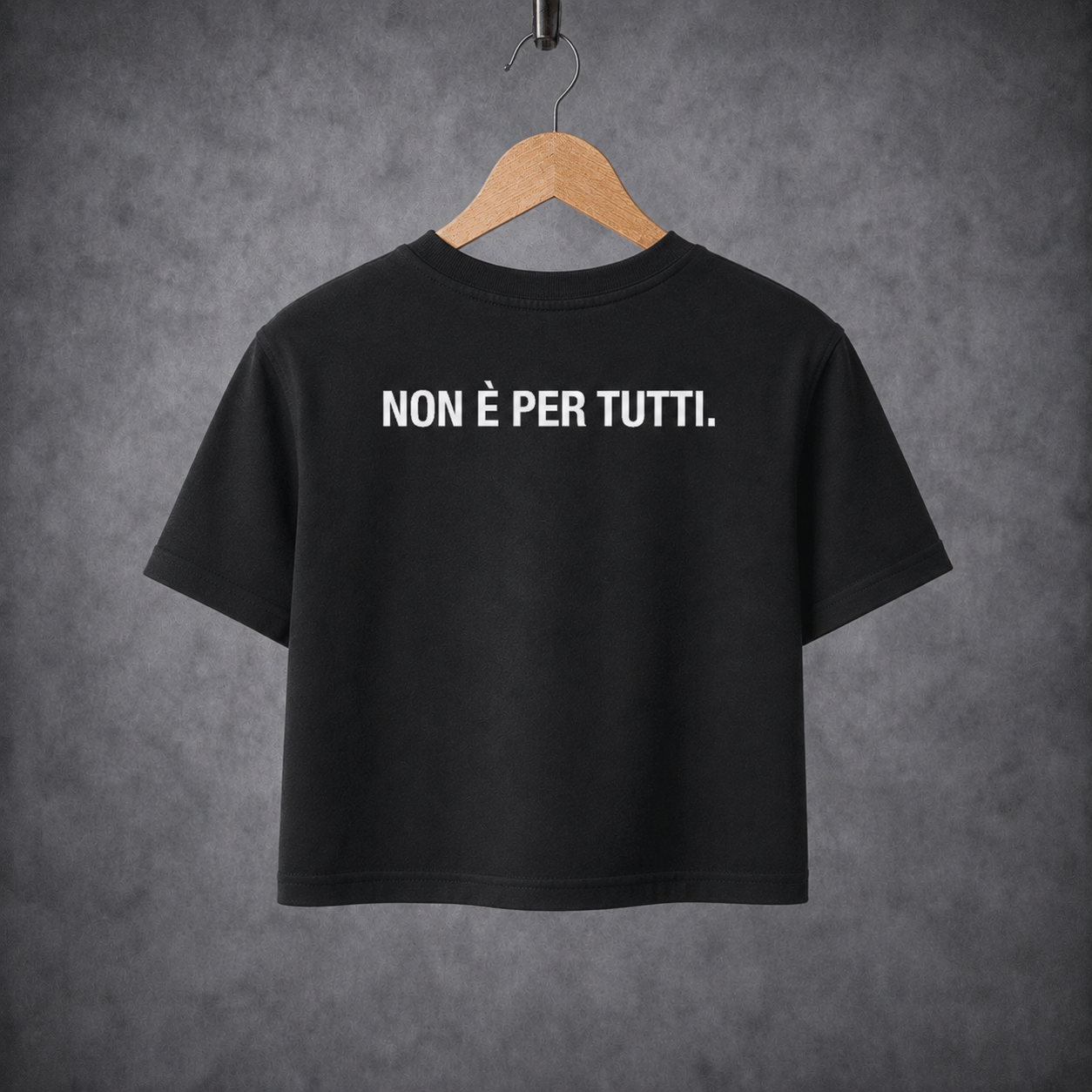 T-shirt crop Manifesto
