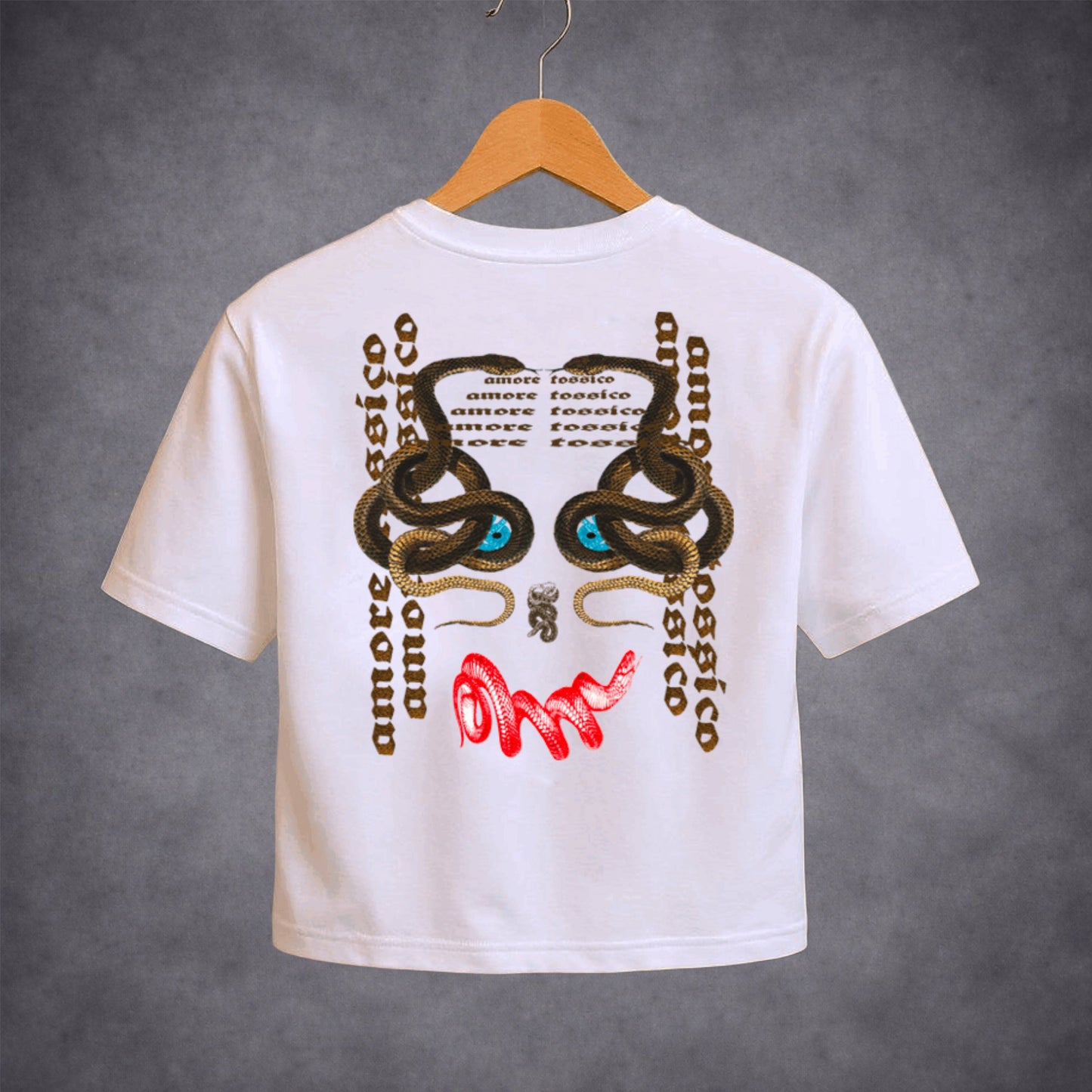 T-shirt drop amore tossico