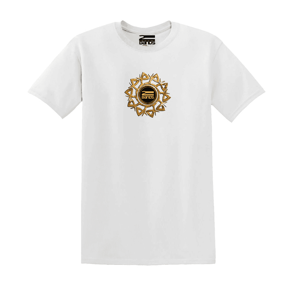 T-shirt tribale oro