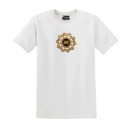 T-shirt tribale oro