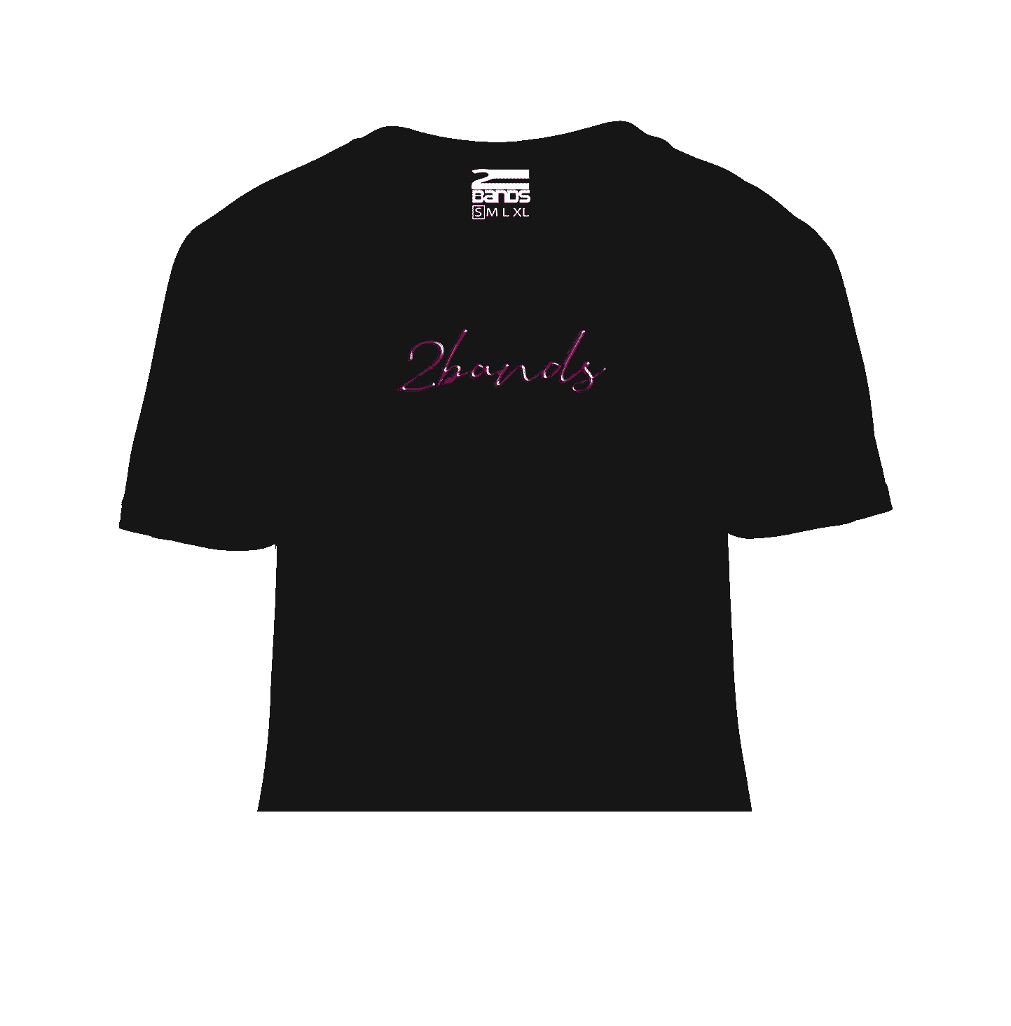 T-shirt crop firma viola