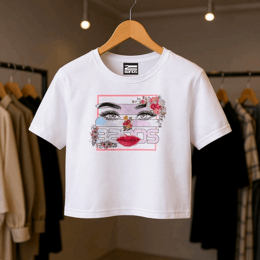 T-shirt crop face