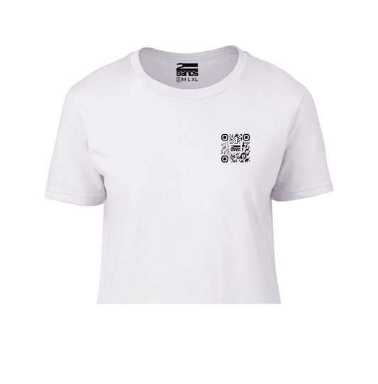 T-shirt crop qr code