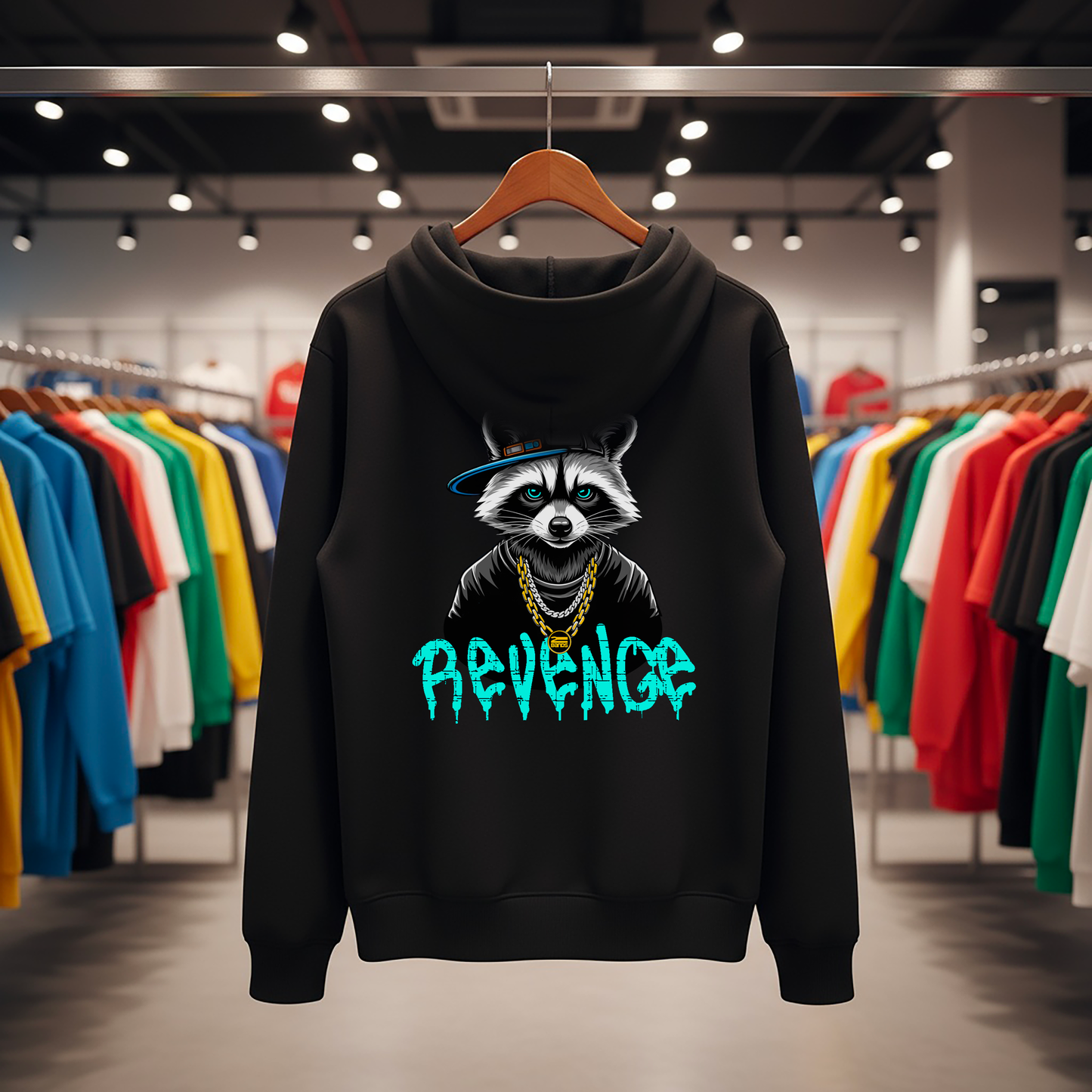 Felpa Over Plus-Revenge